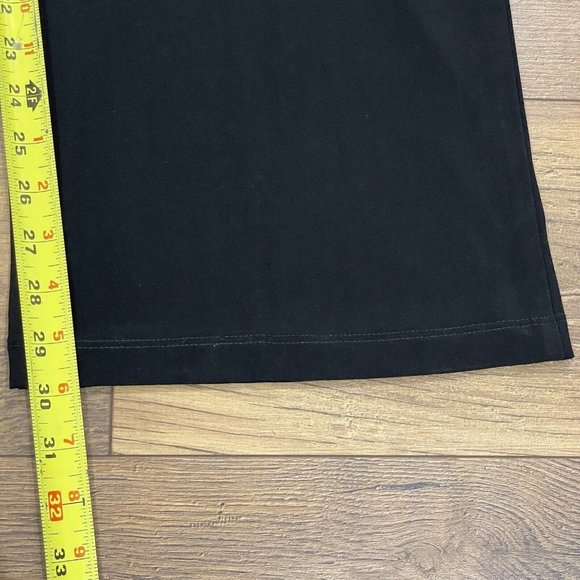 Frank Lyman Pants Womens Size 14 US Black Wide Leg Stretch Pull-On Elastic Waist - Picture 11 of 12
